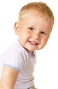 Laughing toddler boy Royalty Free Stock Photo