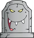 Laughing Tombstone Royalty Free Stock Photo