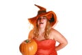 Laughing witch Royalty Free Stock Photo