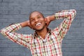 Laughing young african guy Royalty Free Stock Photo