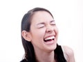 Laughing young woman Royalty Free Stock Photo