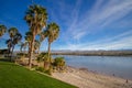 Laughlin Nevada Colorado River Waterfront Royalty Free Stock Photo