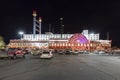 night view of the gambling city Laughlin