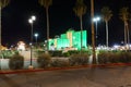 night view of the gambling city Laughlin