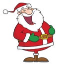 Laughs santa claus Royalty Free Stock Photo