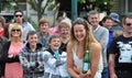 Laughter at the World Buskers Festival Royalty Free Stock Photo