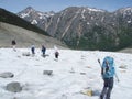 Laughton Glacier Hike Royalty Free Stock Photo