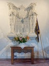 War memorial, All Saints Church, Laughton, Sussex, UK Royalty Free Stock Photo