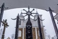 Laukuva church front