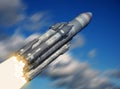 Launch. Royalty Free Stock Photo