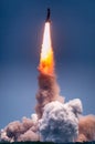 Launch of Atlantis-STS-135 Royalty Free Stock Photo