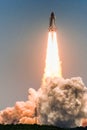 Launch of Atlantis-STS-135 Royalty Free Stock Photo