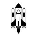 Launch Glyph and Line mixing Vector icon which can easily modify or edit