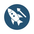 Launch Isolated Vector icon which can easily modify or edit Royalty Free Stock Photo