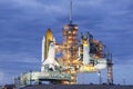 Launch pad of the space shuttle. Elements of this image were furnished by NASA Royalty Free Stock Photo