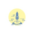 launch, Publish, App, shuttle, space Glyph Icon