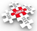 Launch Puzzle Pieces Idea Build Plan Test Starting New Business