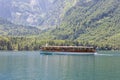 Launch ship on lake Konigssee near Berchtesgaden in Germany