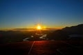 Launch site on mount Woodside Royalty Free Stock Photo