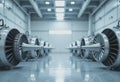 Launch systems testing facility featuring advanced propulsion chambers Royalty Free Stock Photo
