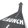 Launch Word Road Street Up Direction New Business Product Company