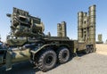 Launcher of the Russian anti-aircraft missile system S-400 Triumph