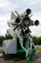 Launcher of the Soviet-made anti-aircraft missile C-200.