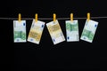 Laundered Money Royalty Free Stock Photo