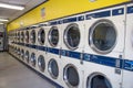 Several laundromat dryers Royalty Free Stock Photo