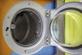 Laundromat Washing Machine: Artistic Snapshot and selected focus