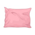Illustration of Pillowcase Royalty Free Stock Photo