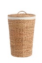 Laundry basket made of rattan