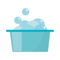 laundry bucket bubbles