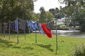 Laundry at the Canal Royalty Free Stock Photo