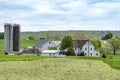 Laundry on Clothesline on Amish Farm Royalty Free Stock Photo
