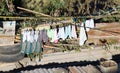 Laundry day in Antananarivo, Madagascar