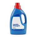 Laundry detergent bottle isolated on white background Royalty Free Stock Photo
