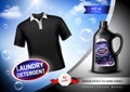 Laundry Detergent Dark Fabric Poster