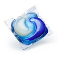 Laundry detergent pod isolated on white Royalty Free Stock Photo