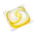 Laundry detergent pod isolated on white Royalty Free Stock Photo