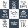 Laundry Hand drawn typography poster. Conceptual handwritten phrase Laundry T shirt hand lettered calligraphic design