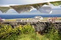 Laundry hang to dry in Aran islands, Ireland Royalty Free Stock Photo