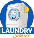 Laundry logo cartoon for your business