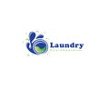 laundry logo creative clean wash design template