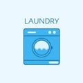 Laundry logo design