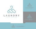 Logo vector graphic of washing laundry.