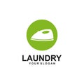 Laundry Logo Template Design Vector Royalty Free Stock Photo