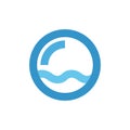 Laundry Logo Template Icon Royalty Free Stock Photo