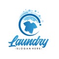 Laundry Logo Vector Royalty Free Stock Photo