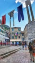 Laundry in the old town Kotor